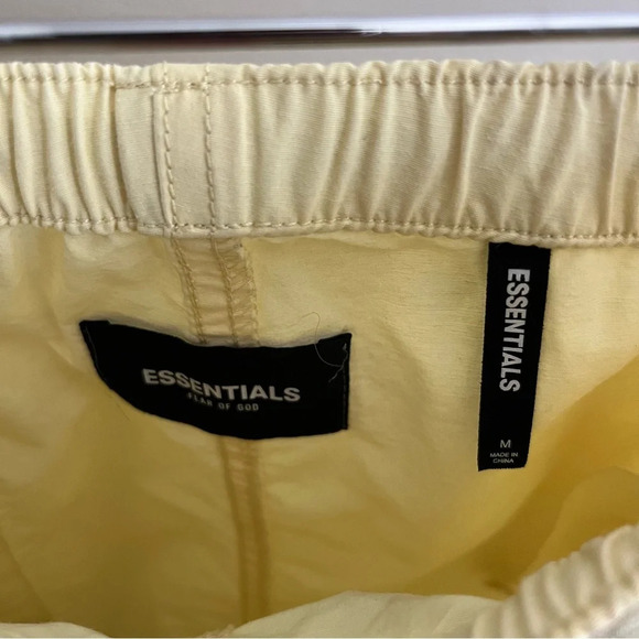 Essentials Fear Of God Lemonade Nylon Athletic Shorts - Picture 2 of 3